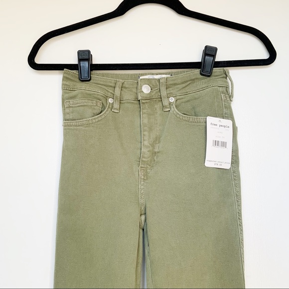 NWT Free People Army High Rise Skinny Jeans - Picture 4 of 7
